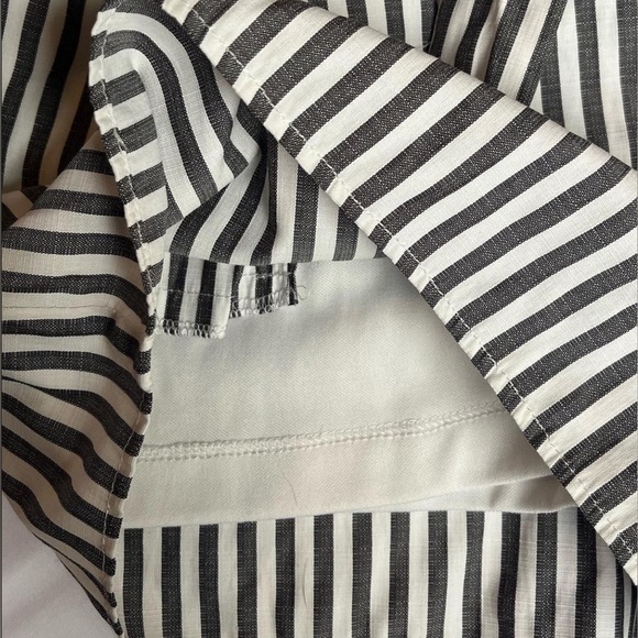 Striped One Shoulder Romper. Sz Sm - Picture 3 of 4